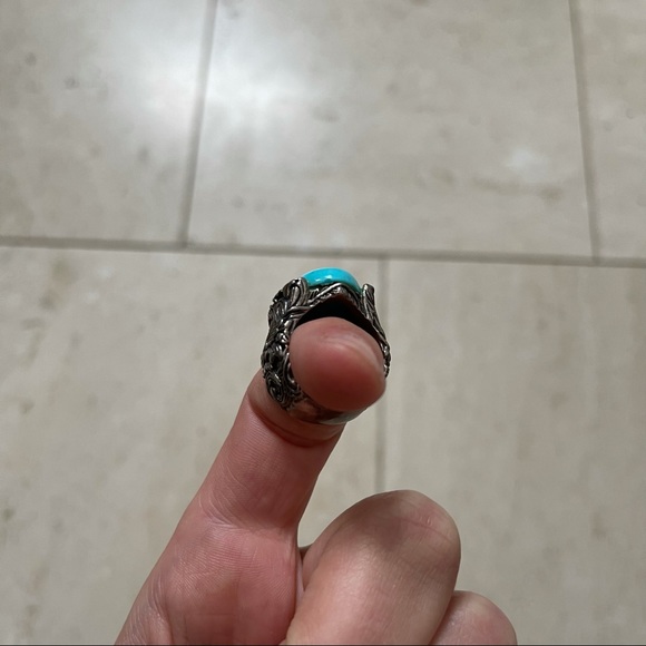 Silver Turquoise Ring - Picture 9 of 12